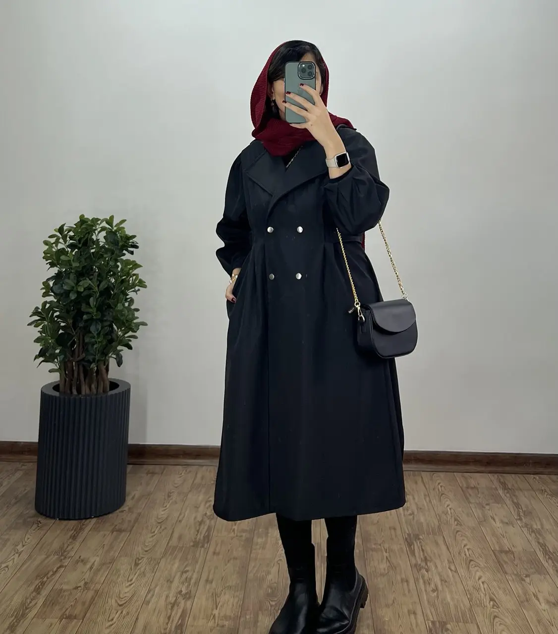 بارونی بلند ضد آب سمن